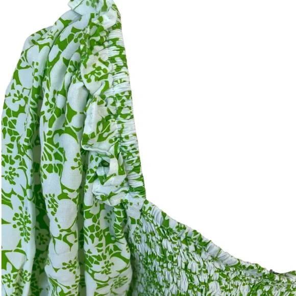 REVOLVE Faithful the Brand Juniper Midi Dress ditsy floral  Green - Picture 6 of 9